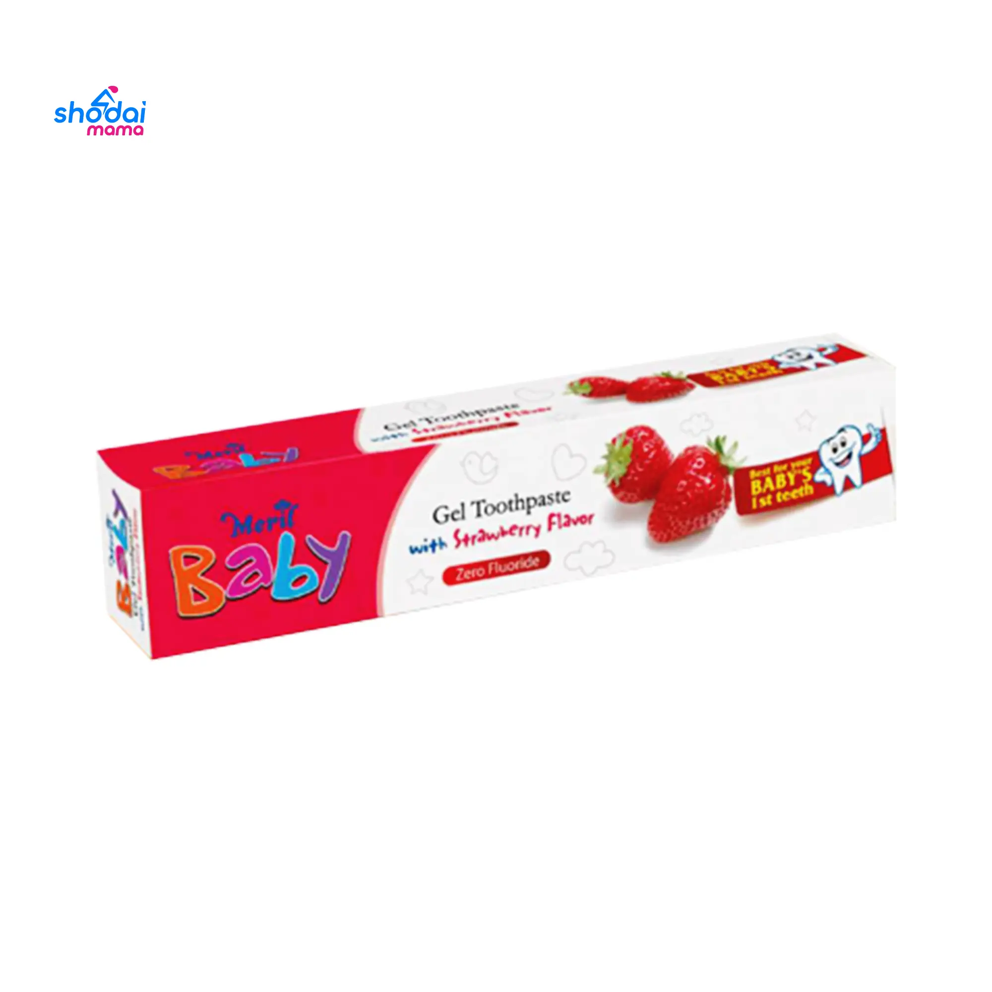 Meril Baby Strawberry Gel Toothpaste 45gm